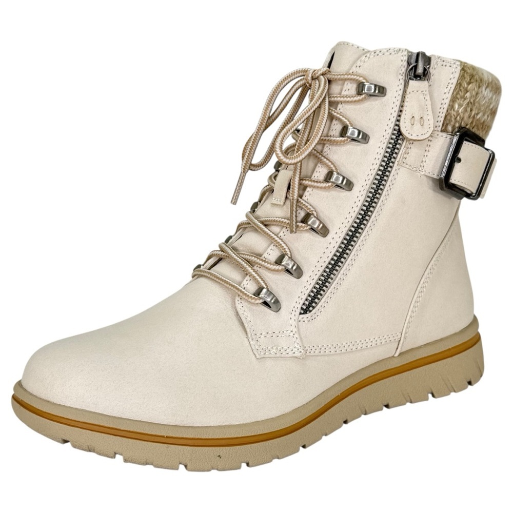 Cliffs by White Mountain Hearten Off White Womens Ankle Boots Size 9M - Picture 3 of 14